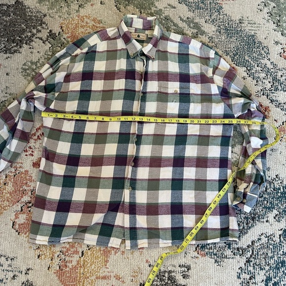 VTG 90s Northwest Territory Men’s XL Flannel Plaid Button Down Shirt - Picture 7 of 11